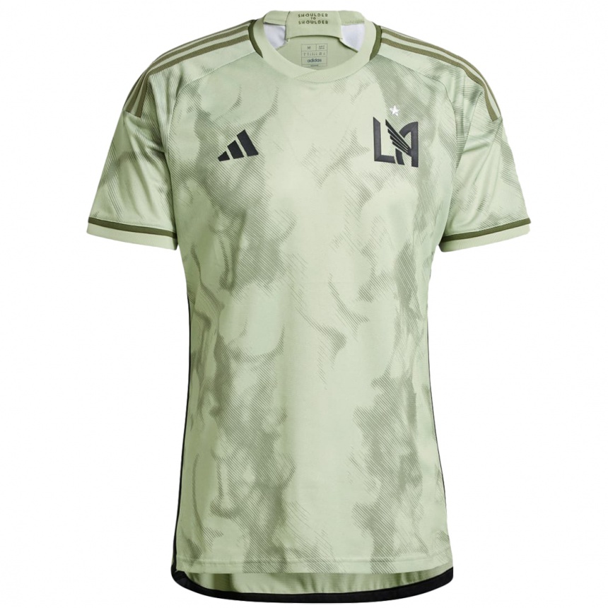 Hombre Fútbol Camiseta Luis Müller #91 Verde Claro 2ª Equipación 2024/25 Argentina