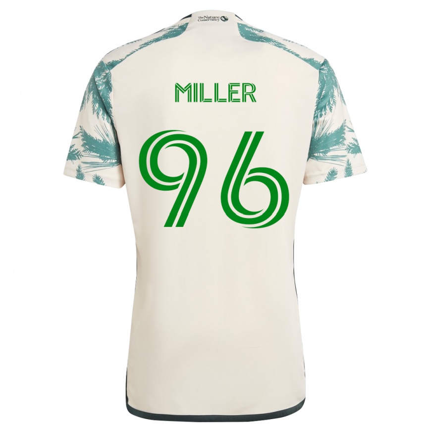 Hombre Fútbol Camiseta Carver Miller #96 Beige Marrón 2ª Equipación 2024/25 Argentina