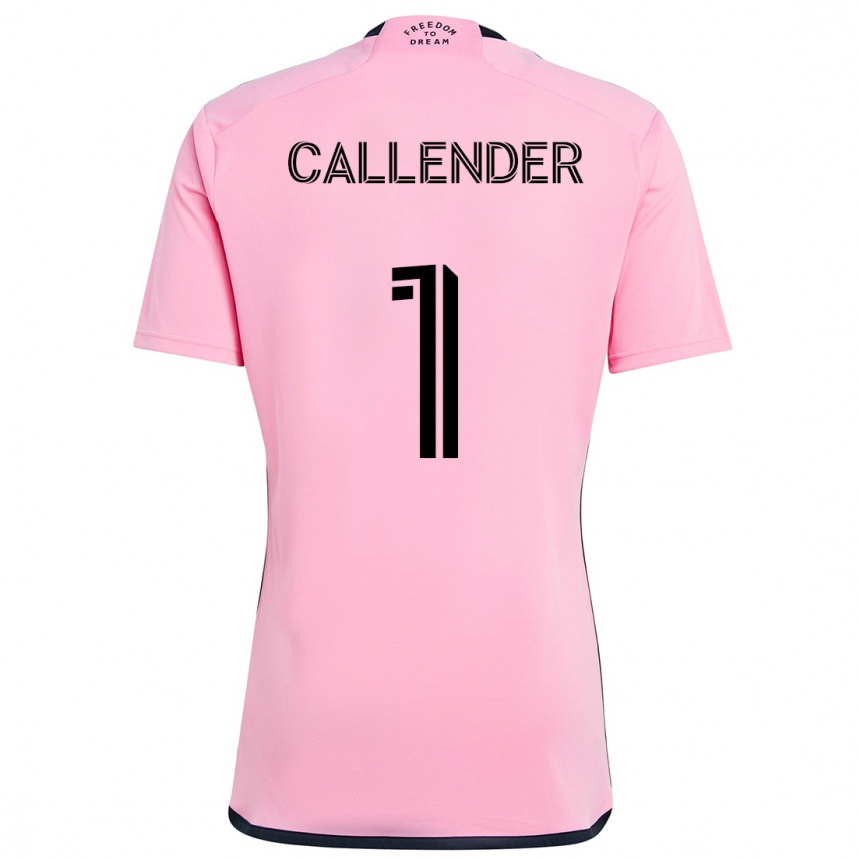 Mujer Fútbol Camiseta Drake Callender #1 Rosa 1ª Equipación 2024/25 Argentina