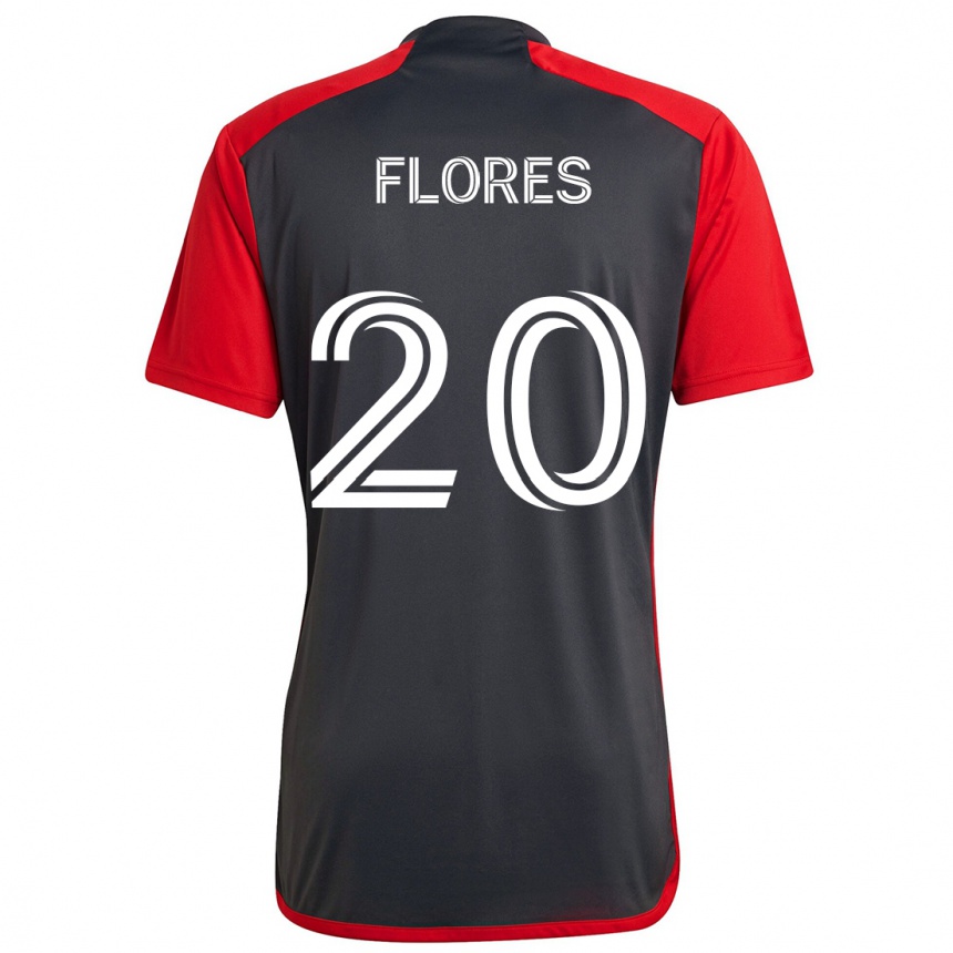 Mujer Fútbol Camiseta Deybi Flores #20 Rojo Grayn 1ª Equipación 2024/25 Argentina