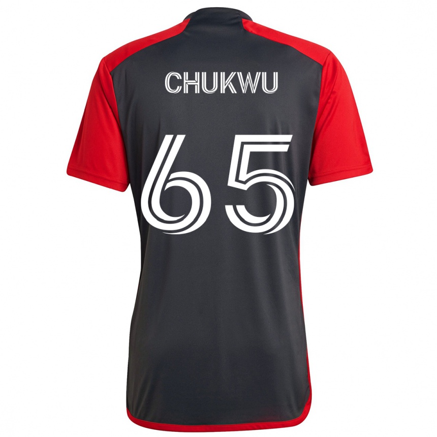 Mujer Fútbol Camiseta Joses Chukwu #65 Rojo Grayn 1ª Equipación 2024/25 Argentina