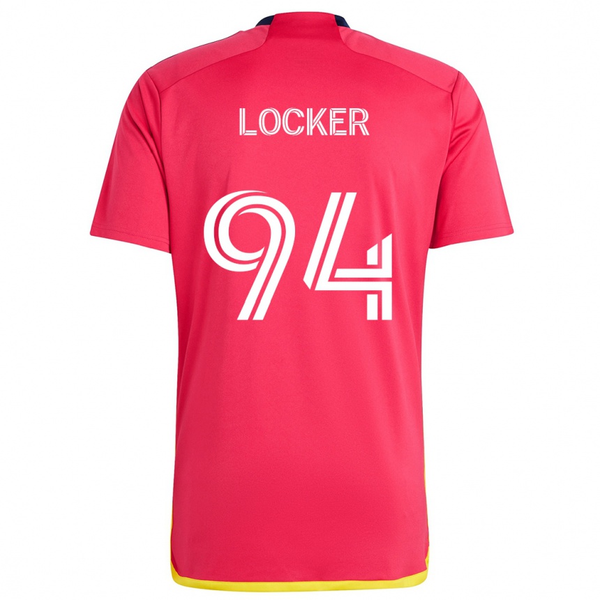 Mujer Fútbol Camiseta Carson Locker #94 Rojo Azul 1ª Equipación 2024/25 Argentina