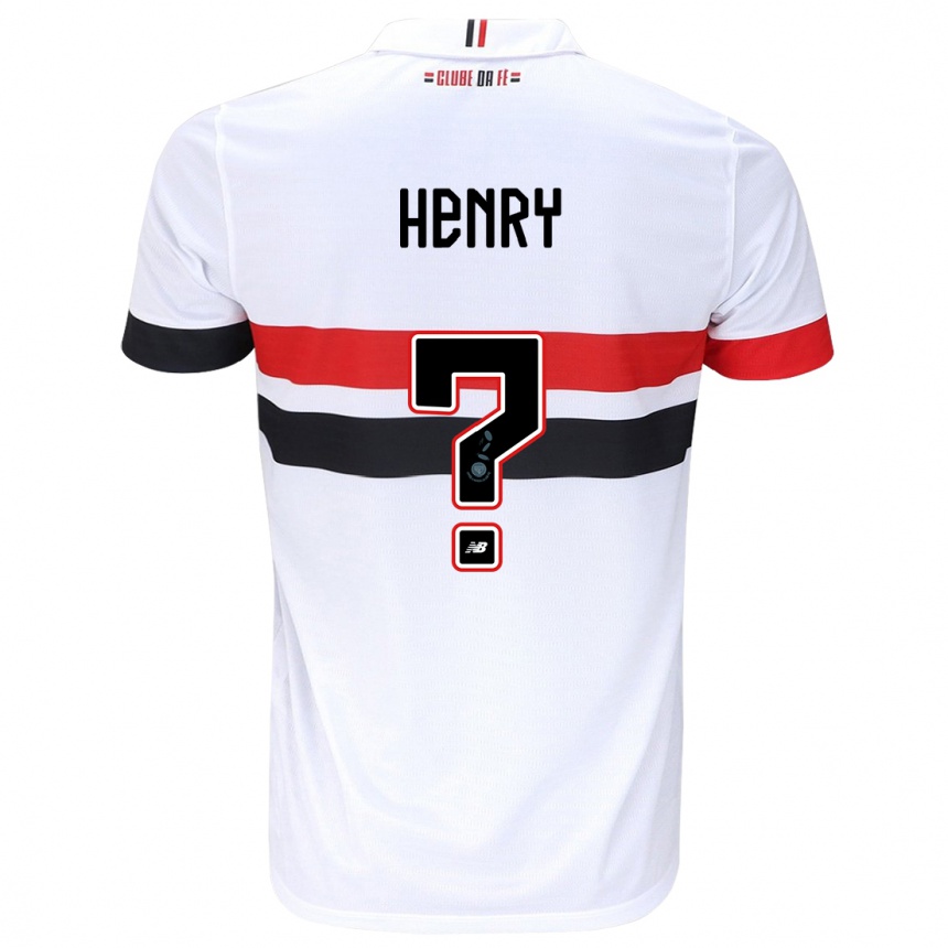 Niño Fútbol Camiseta Thierry Henry #0 Blanco Rojo Negro 1ª Equipación 2024/25 Argentina