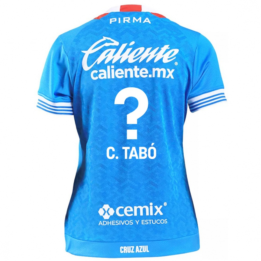 Niño Fútbol Camiseta Christian Tabó #0 Cielo Azul 1ª Equipación 2024/25 Argentina