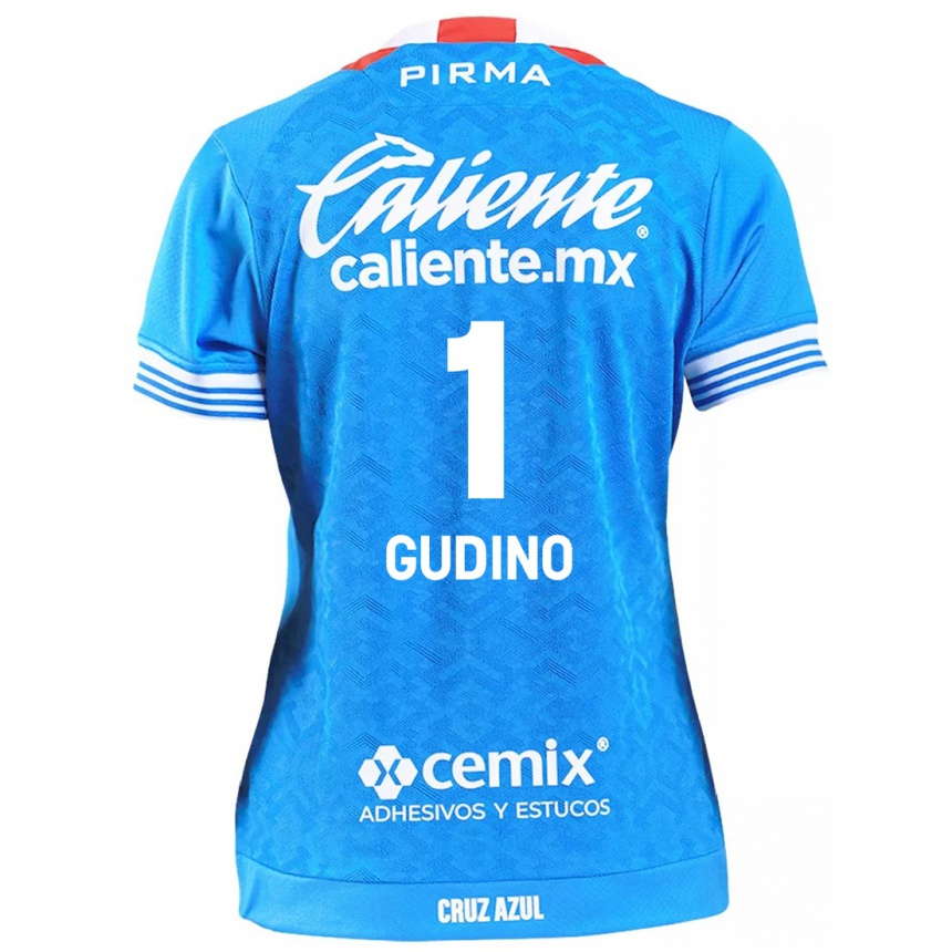 Niño Fútbol Camiseta Andrés Gudiño #1 Cielo Azul 1ª Equipación 2024/25 Argentina