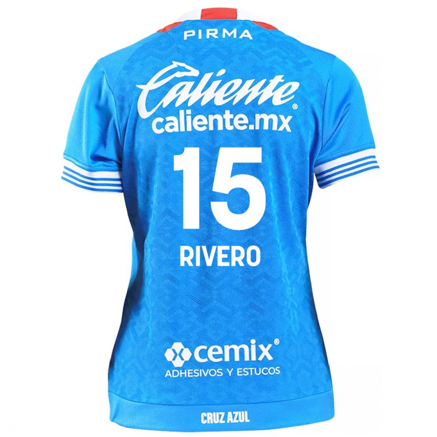 Niño Fútbol Camiseta Ignacio Rivero #15 Cielo Azul 1ª Equipación 2024/25 Argentina