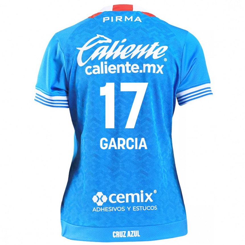 Niño Fútbol Camiseta Amaury Garcia #17 Cielo Azul 1ª Equipación 2024/25 Argentina