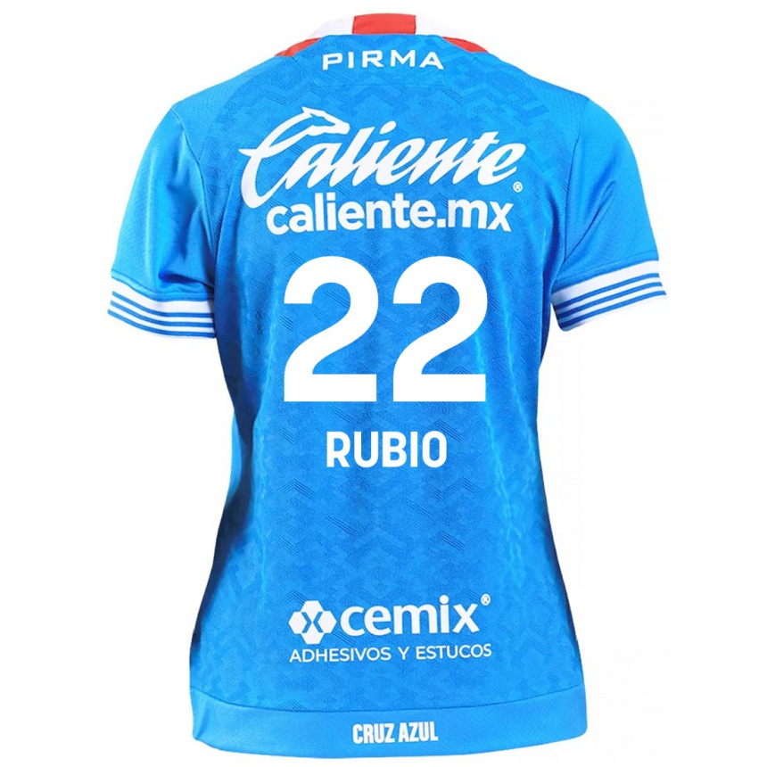 Niño Fútbol Camiseta Raymundo Rubio #22 Cielo Azul 1ª Equipación 2024/25 Argentina