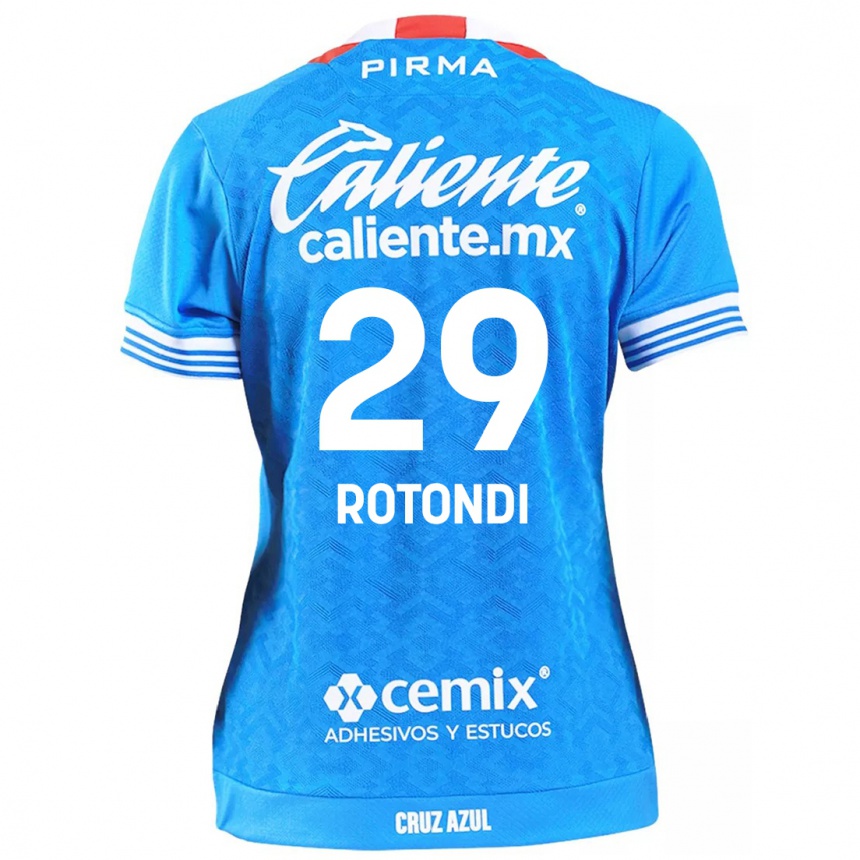 Niño Fútbol Camiseta Carlos Rotondi #29 Cielo Azul 1ª Equipación 2024/25 Argentina