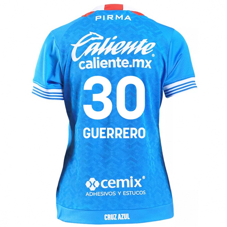 Niño Fútbol Camiseta Rafael Guerrero #30 Cielo Azul 1ª Equipación 2024/25 Argentina