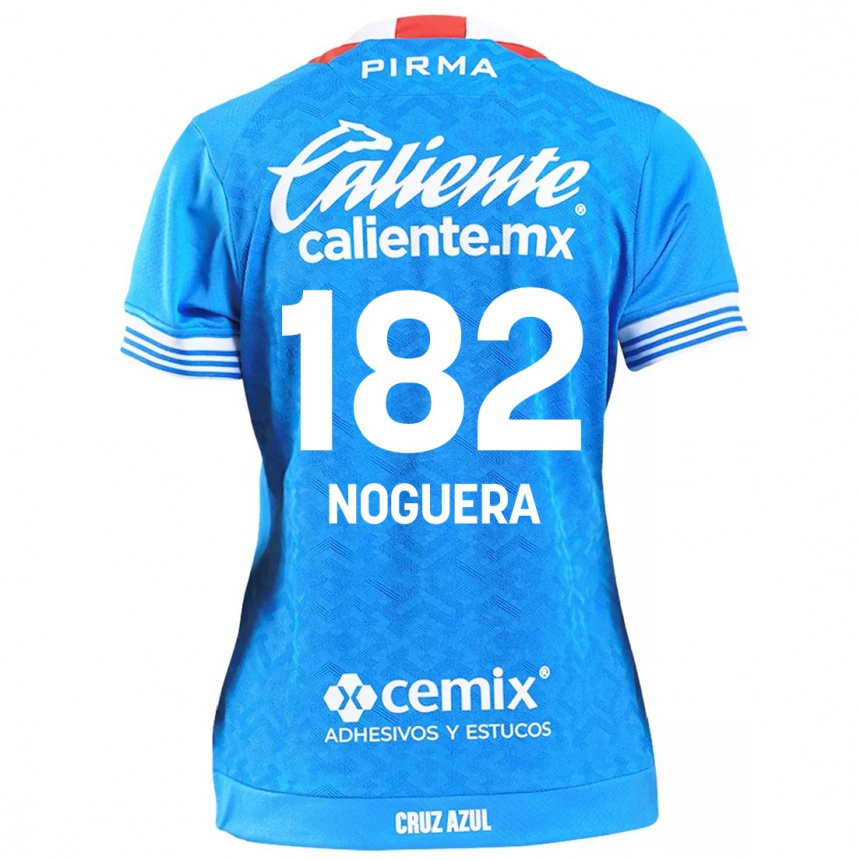 Niño Fútbol Camiseta Heldrich Noguera #182 Cielo Azul 1ª Equipación 2024/25 Argentina