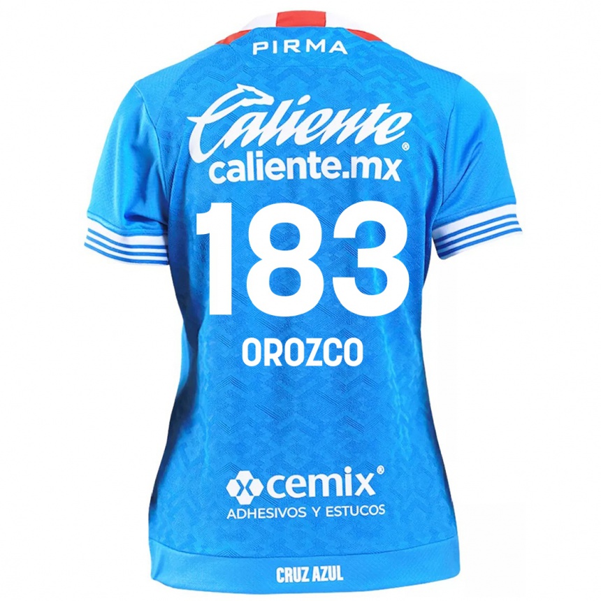 Niño Fútbol Camiseta Fabrizzio Orozco #183 Cielo Azul 1ª Equipación 2024/25 Argentina