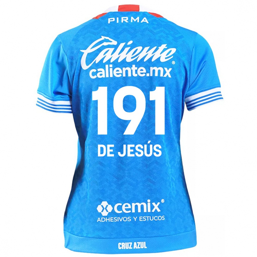 Niño Fútbol Camiseta Luis De Jesús #191 Cielo Azul 1ª Equipación 2024/25 Argentina