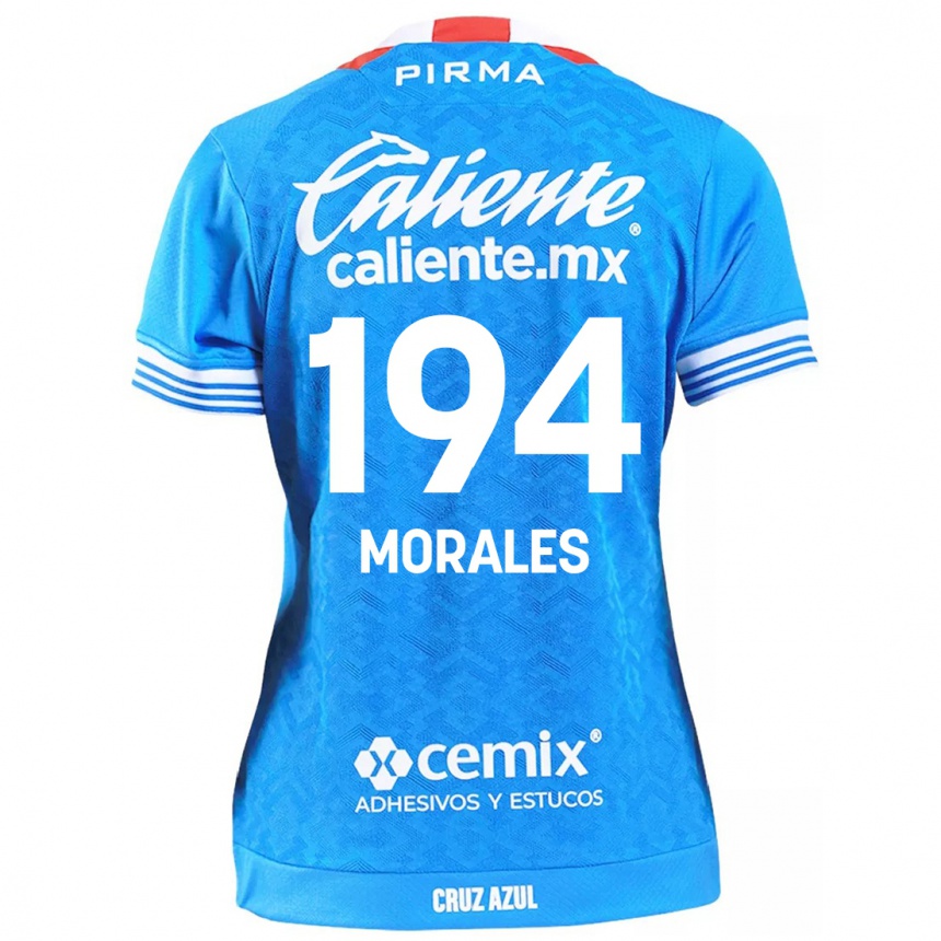 Niño Fútbol Camiseta Amaury Morales #194 Cielo Azul 1ª Equipación 2024/25 Argentina