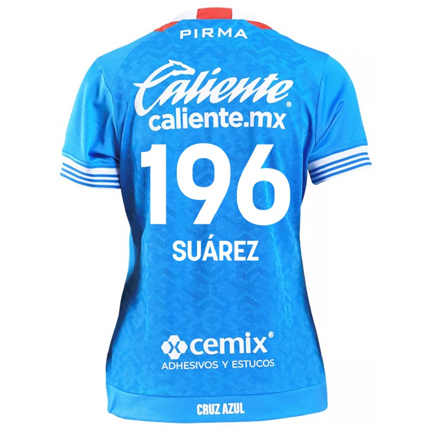 Niño Fútbol Camiseta Javier Suárez #196 Cielo Azul 1ª Equipación 2024/25 Argentina