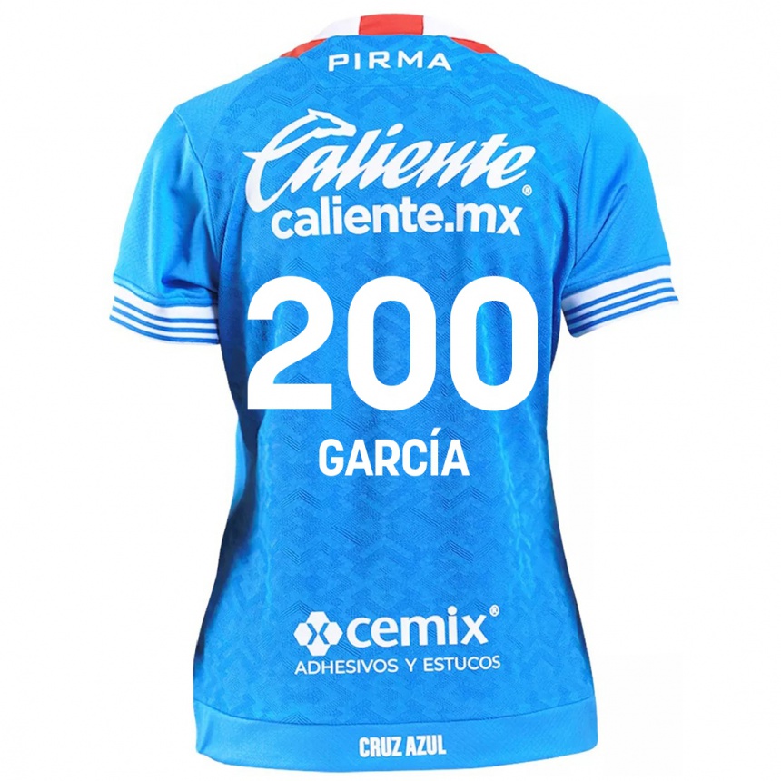 Niño Fútbol Camiseta Jorge García #200 Cielo Azul 1ª Equipación 2024/25 Argentina