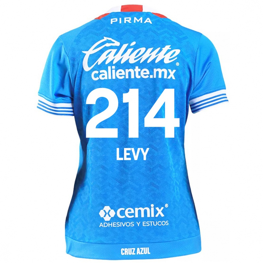 Niño Fútbol Camiseta Mateo Levy #214 Cielo Azul 1ª Equipación 2024/25 Argentina