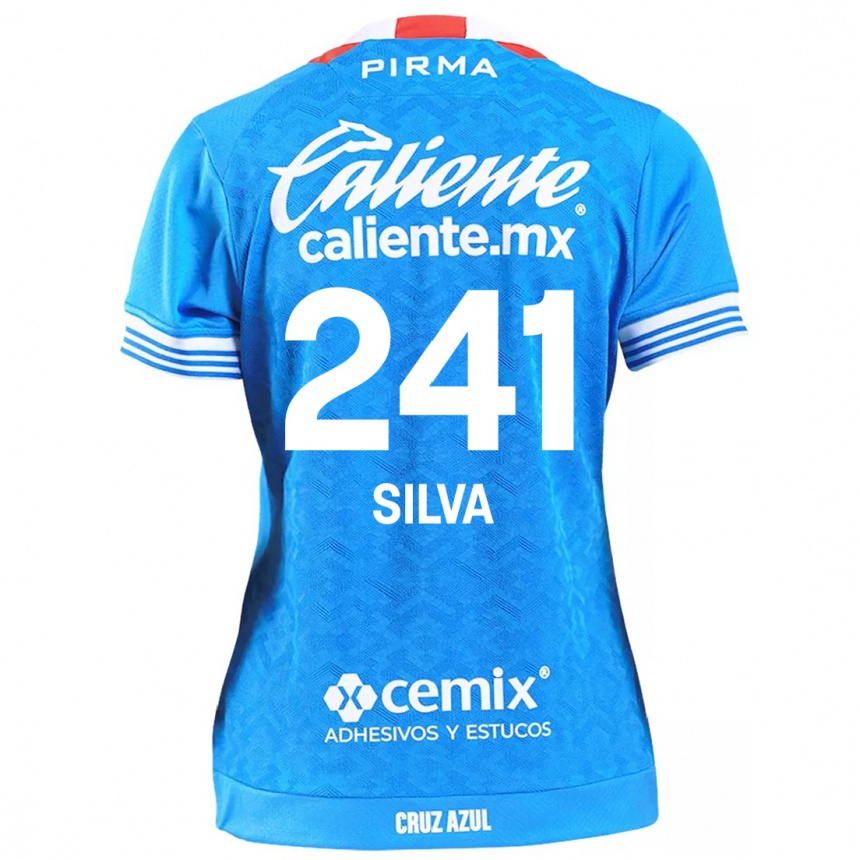 Niño Fútbol Camiseta Iván Silva #241 Cielo Azul 1ª Equipación 2024/25 Argentina