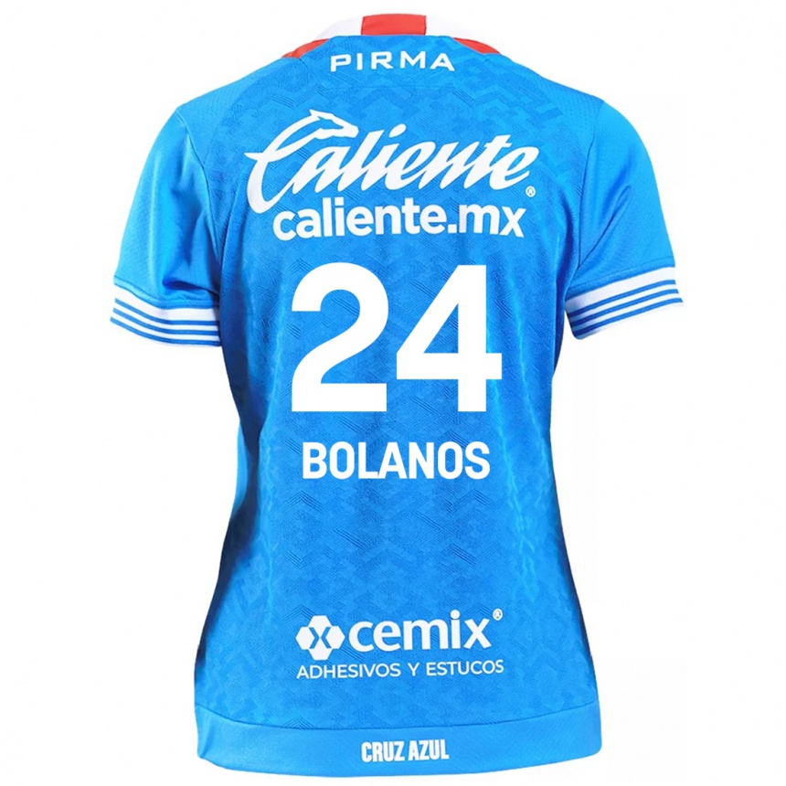 Niño Fútbol Camiseta Jatziry Bolanos #24 Cielo Azul 1ª Equipación 2024/25 Argentina