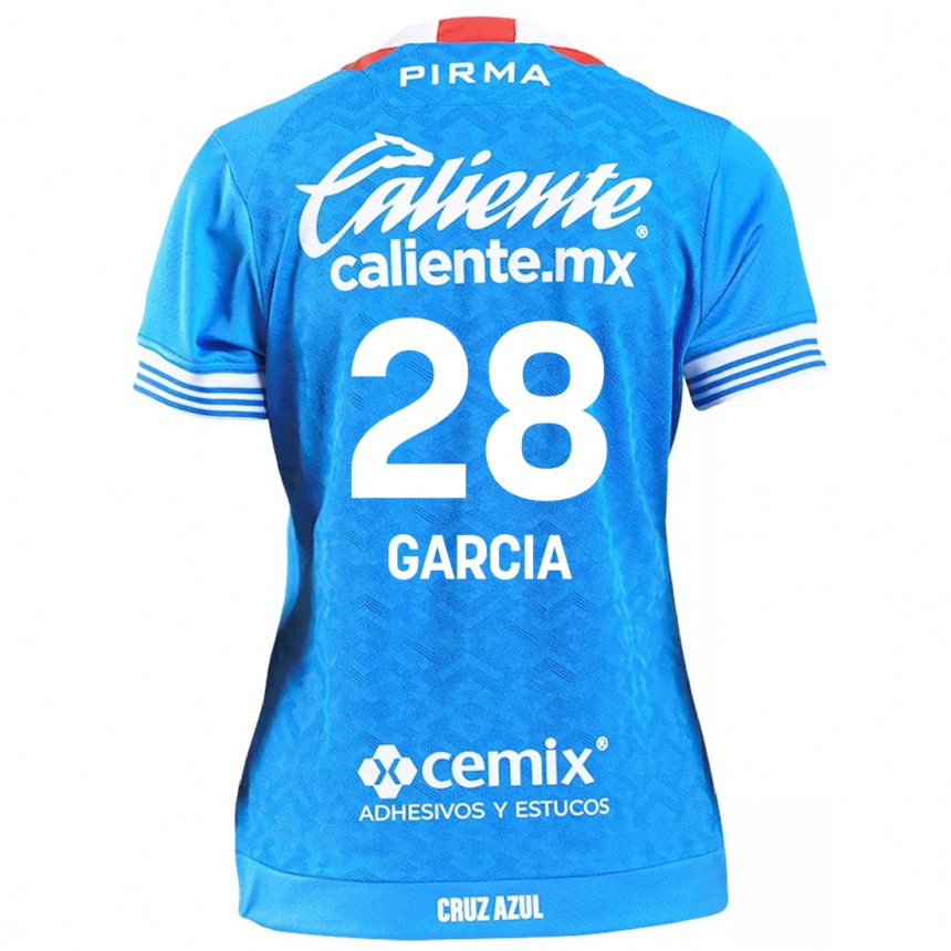 Niño Fútbol Camiseta Ana Garcia #28 Cielo Azul 1ª Equipación 2024/25 Argentina