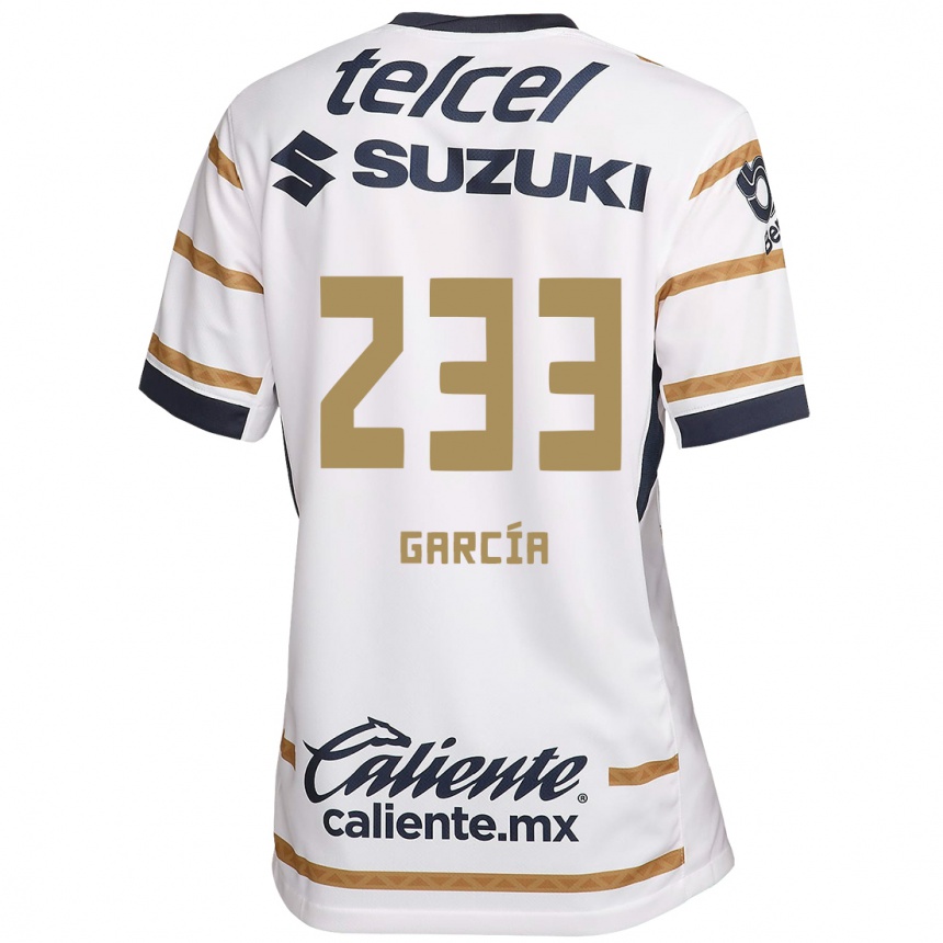 Niño Fútbol Camiseta Carlos García #233 Obsidiana Blanca 1ª Equipación 2024/25 Argentina