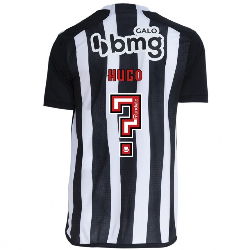 Niño Fútbol Camiseta Victor Hugo #0 Blanco Negro 1ª Equipación 2024/25 Argentina