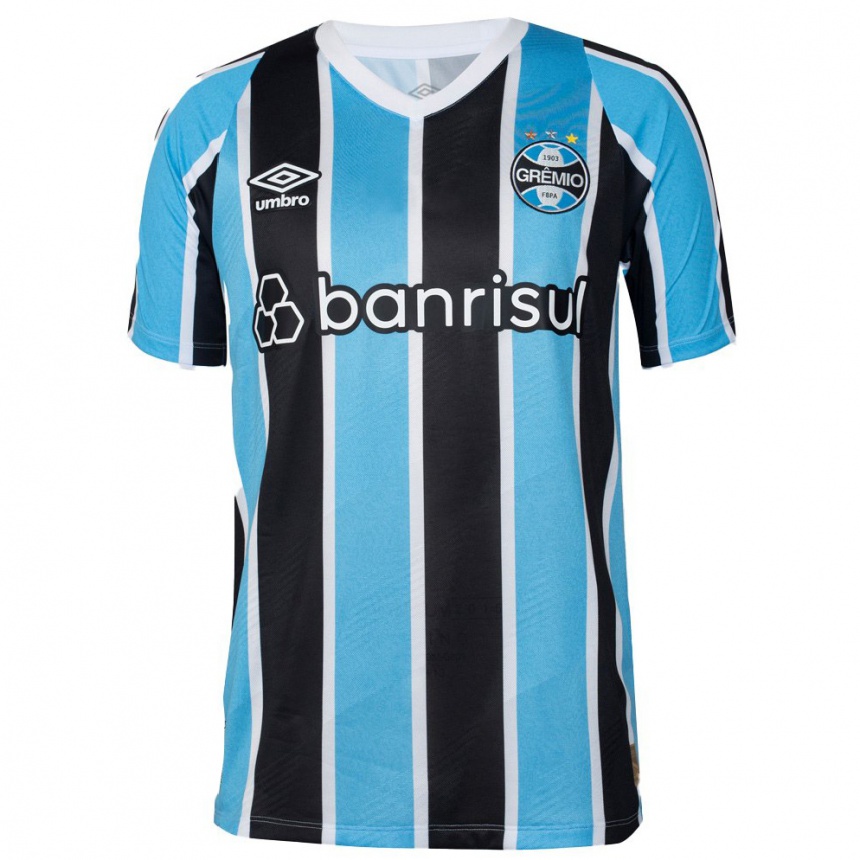 Niño Fútbol Camiseta Franco Cristaldo #10 Azul Negro Blanco 1ª Equipación 2024/25 Argentina