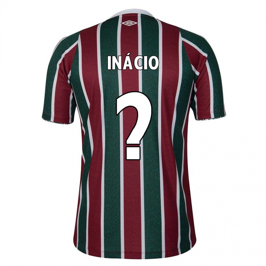 Niño Fútbol Camiseta João Inácio #0 Verde Granate Blanco 1ª Equipación 2024/25 Argentina