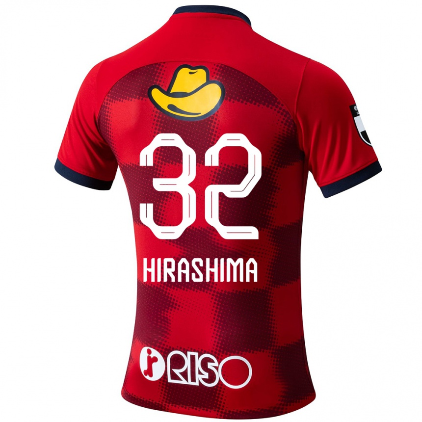 Niño Fútbol Camiseta Daigo Hirashima #32 Rojo Azul Blanco 1ª Equipación 2024/25 Argentina