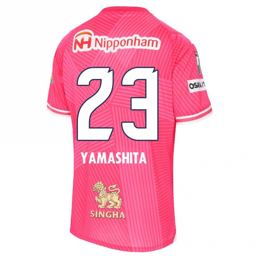 Niño Fútbol Camiseta Tatsuya Yamashita #23 Rosa Blanco 1ª Equipación 2024/25 Argentina