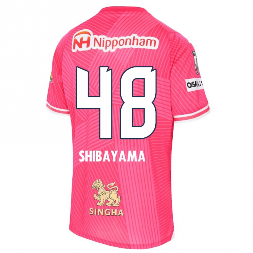 Niño Fútbol Camiseta Masaya Shibayama #48 Rosa Blanco 1ª Equipación 2024/25 Argentina