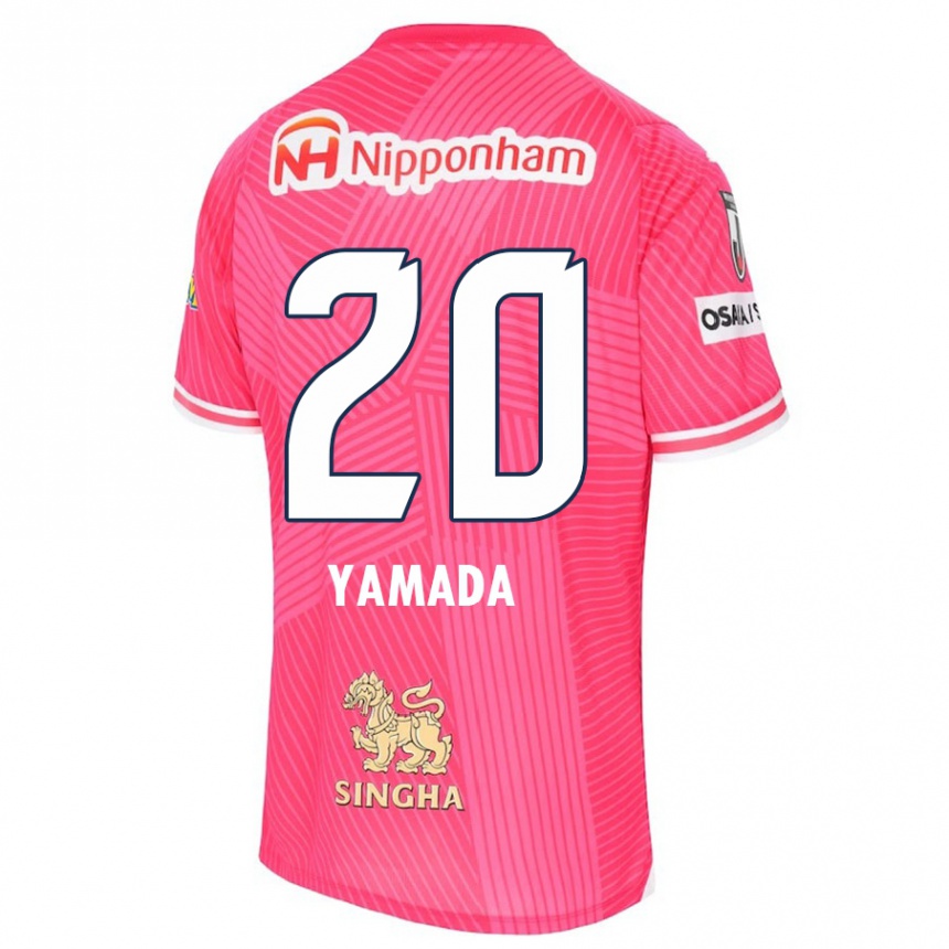 Niño Fútbol Camiseta Kotaro Yamada #20 Rosa Blanco 1ª Equipación 2024/25 Argentina