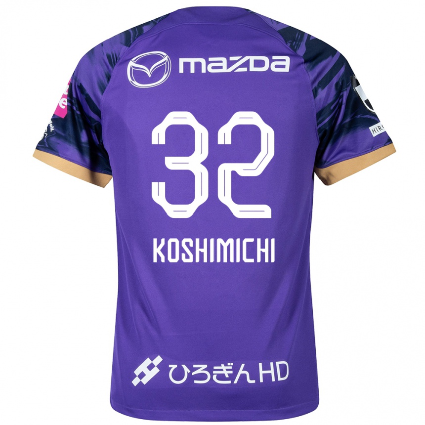 Niño Fútbol Camiseta Sota Koshimichi #32 Púrpura Blanco 1ª Equipación 2024/25 Argentina