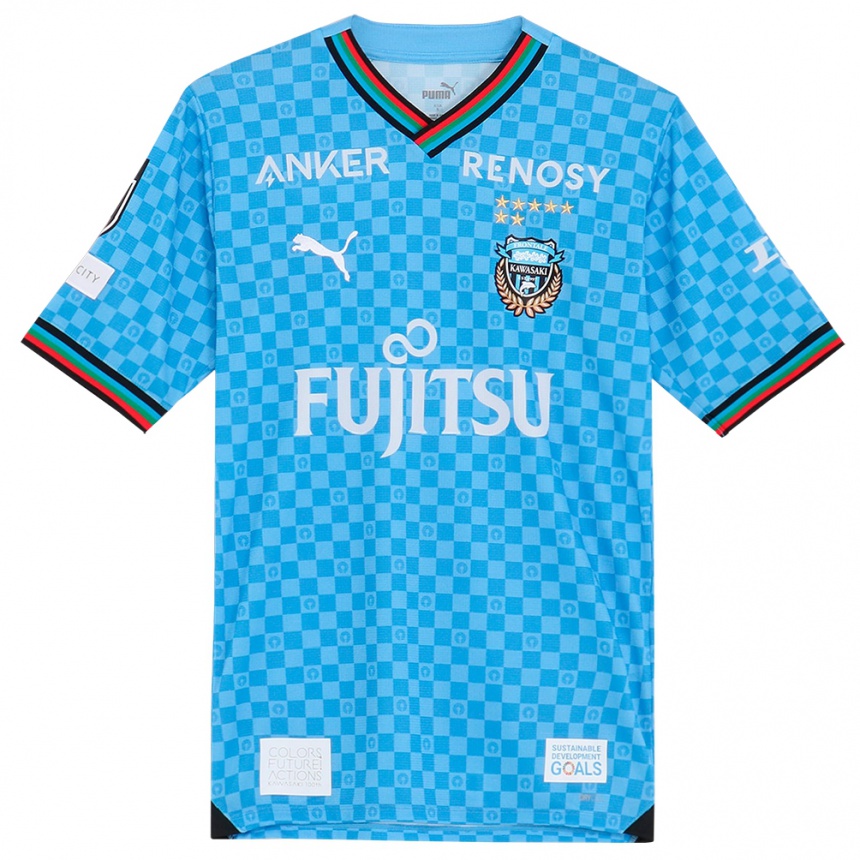 Niño Fútbol Camiseta Luka Hiroto Stemper #27 Azul Celeste 1ª Equipación 2024/25 Argentina