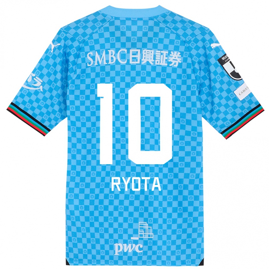 Niño Fútbol Camiseta Ryota Oshima #10 Azul Celeste 1ª Equipación 2024/25 Argentina