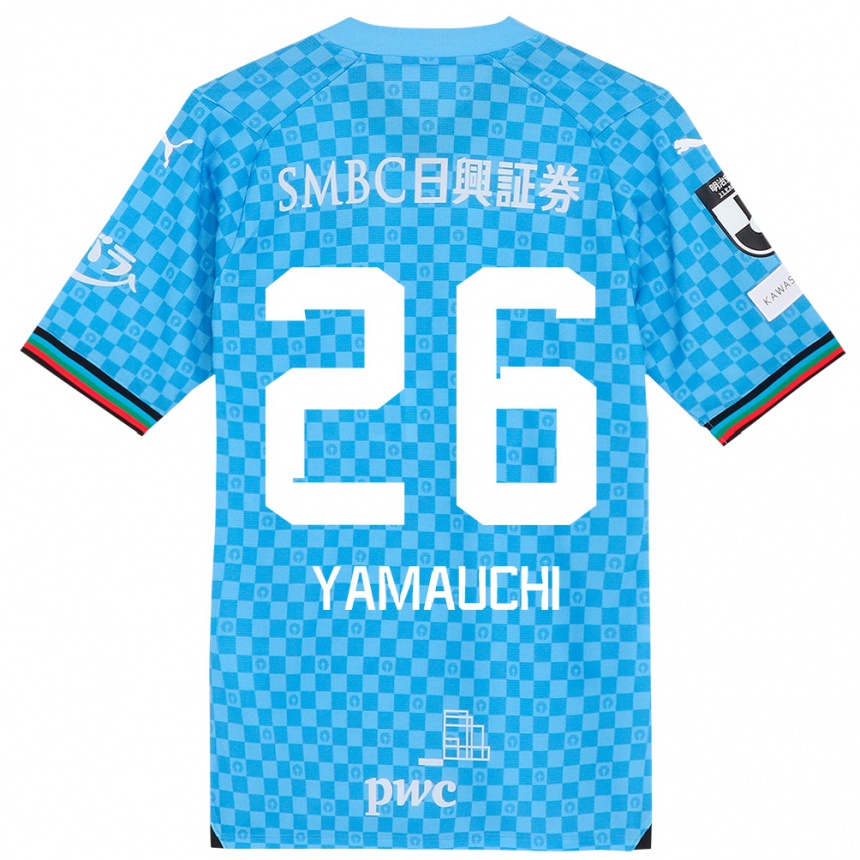 Niño Fútbol Camiseta Hinata Yamauchi #26 Azul Celeste 1ª Equipación 2024/25 Argentina