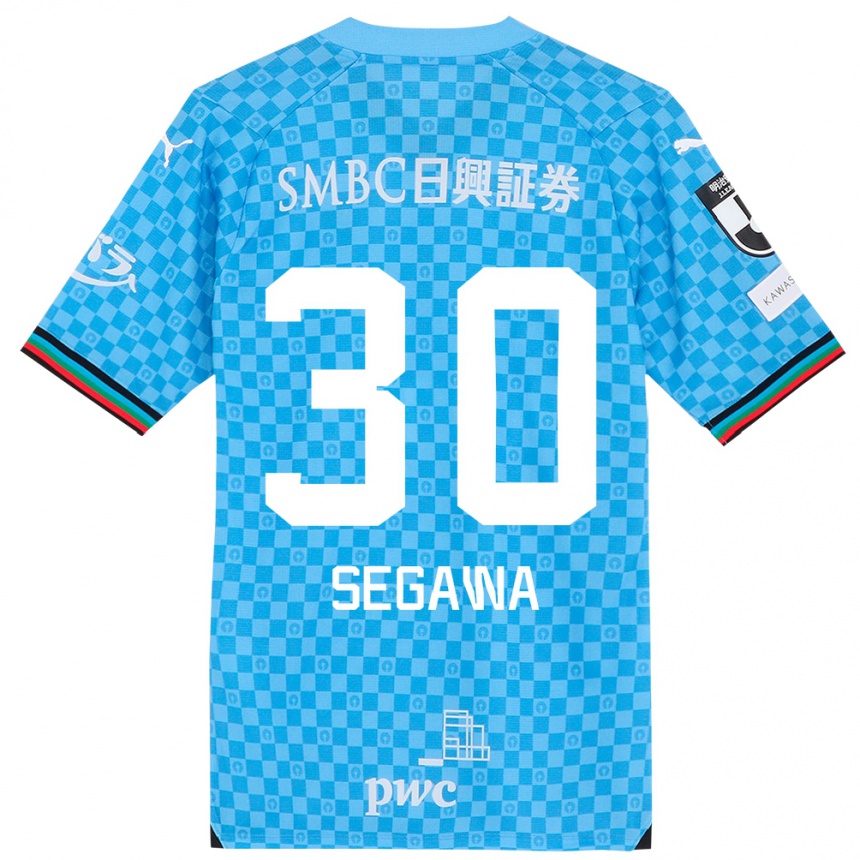 Niño Fútbol Camiseta Yusuke Segawa #30 Azul Celeste 1ª Equipación 2024/25 Argentina