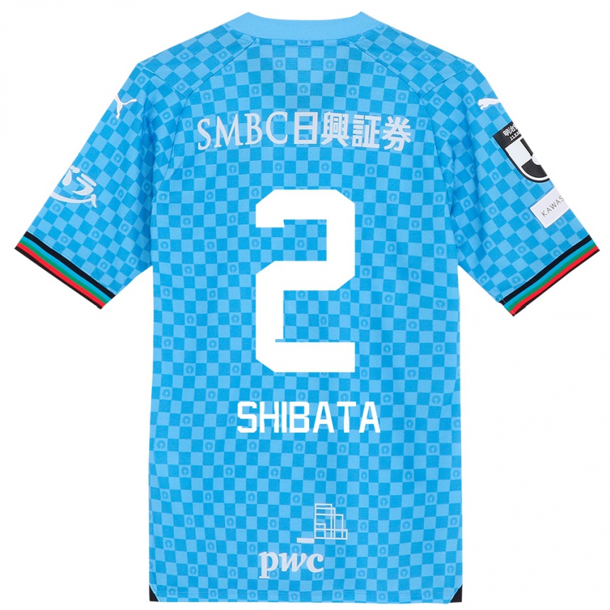 Niño Fútbol Camiseta Shotaro Shibata #2 Azul Celeste 1ª Equipación 2024/25 Argentina