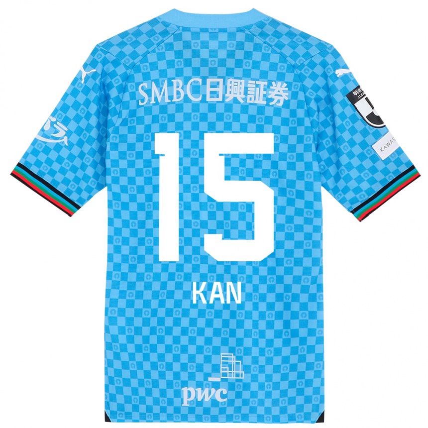 Niño Fútbol Camiseta Noriharu Kan #15 Azul Celeste 1ª Equipación 2024/25 Argentina