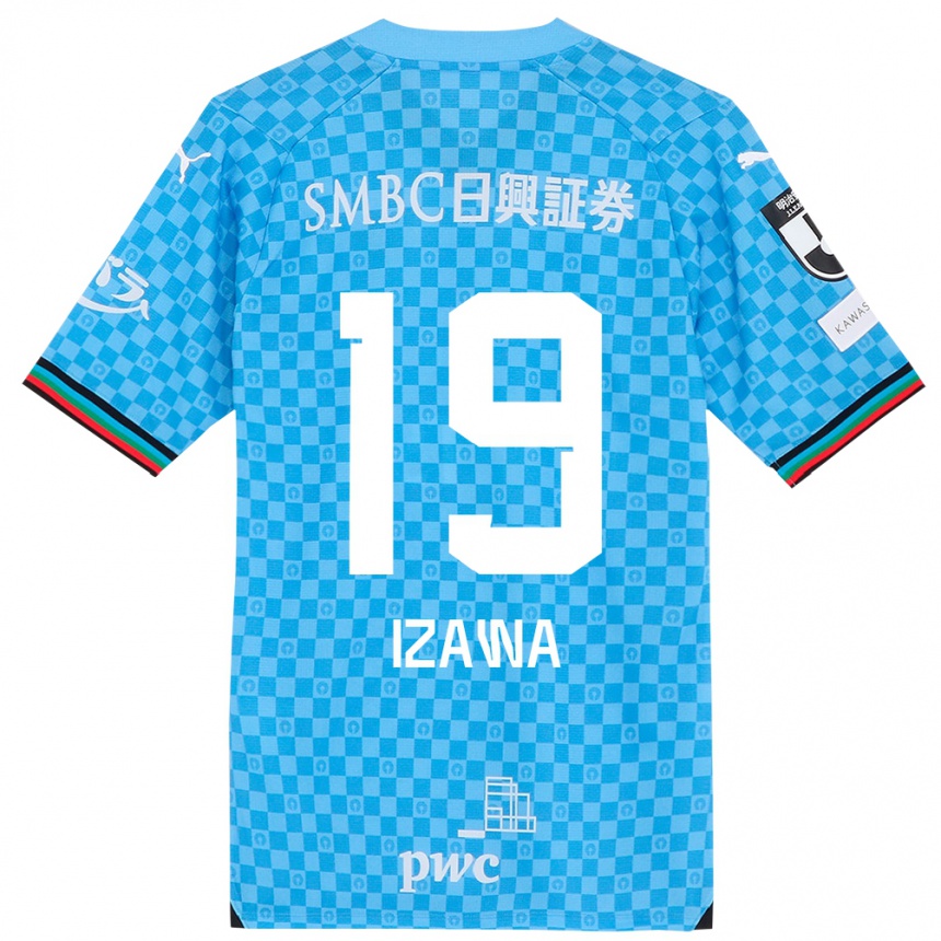 Niño Fútbol Camiseta Haruki Izawa #19 Azul Celeste 1ª Equipación 2024/25 Argentina