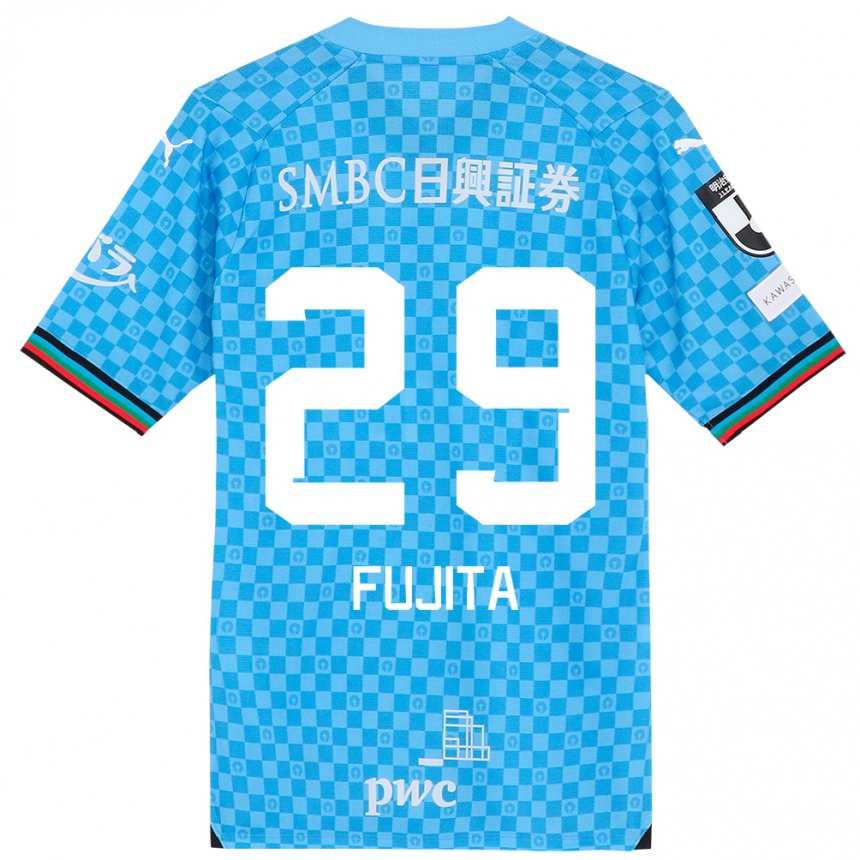 Niño Fútbol Camiseta Asuto Fujita #29 Azul Celeste 1ª Equipación 2024/25 Argentina