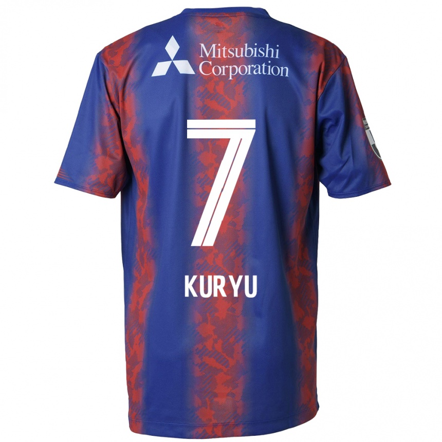 Niño Fútbol Camiseta Kuryu Matsuki #7 Azul Rojo 1ª Equipación 2024/25 Argentina