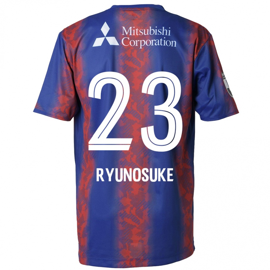 Niño Fútbol Camiseta Ryunosuke Sato #23 Azul Rojo 1ª Equipación 2024/25 Argentina