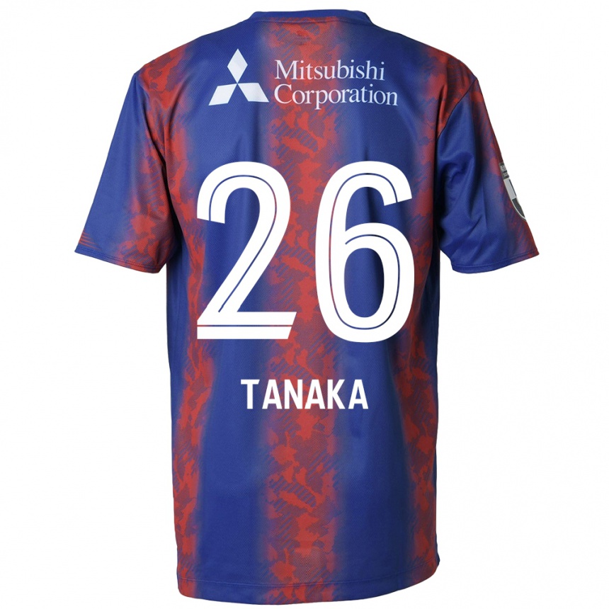 Niño Fútbol Camiseta Haruto Tanaka #26 Azul Rojo 1ª Equipación 2024/25 Argentina