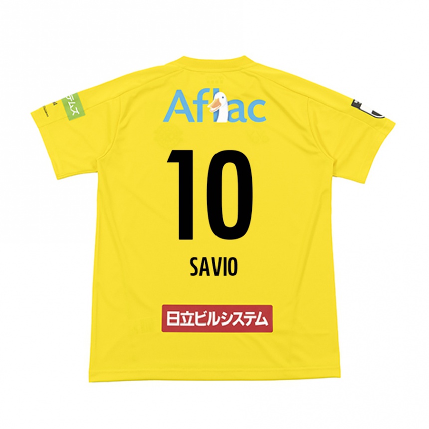 Niño Fútbol Camiseta Matheus Savio #10 Amarillo Negro 1ª Equipación 2024/25 Argentina