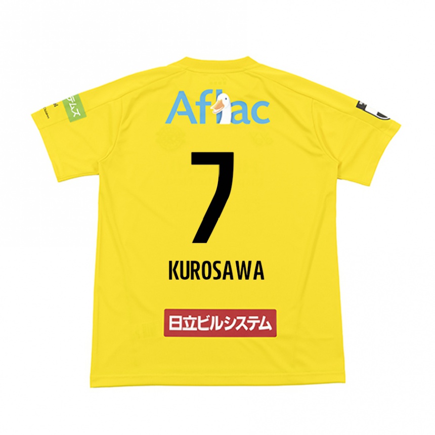 Niño Fútbol Camiseta Shido Kurosawa #7 Amarillo Negro 1ª Equipación 2024/25 Argentina