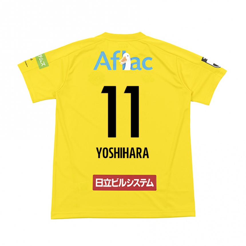 Niño Fútbol Camiseta Futo Yoshihara #11 Amarillo Negro 1ª Equipación 2024/25 Argentina