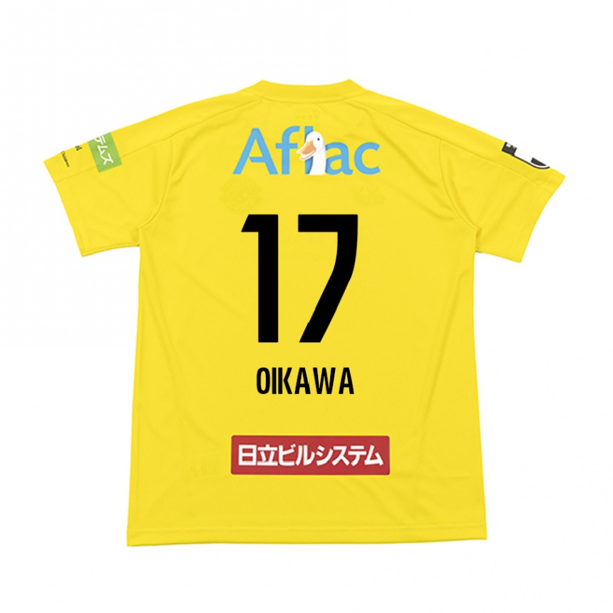 Niño Fútbol Camiseta Koki Oikawa #17 Amarillo Negro 1ª Equipación 2024/25 Argentina