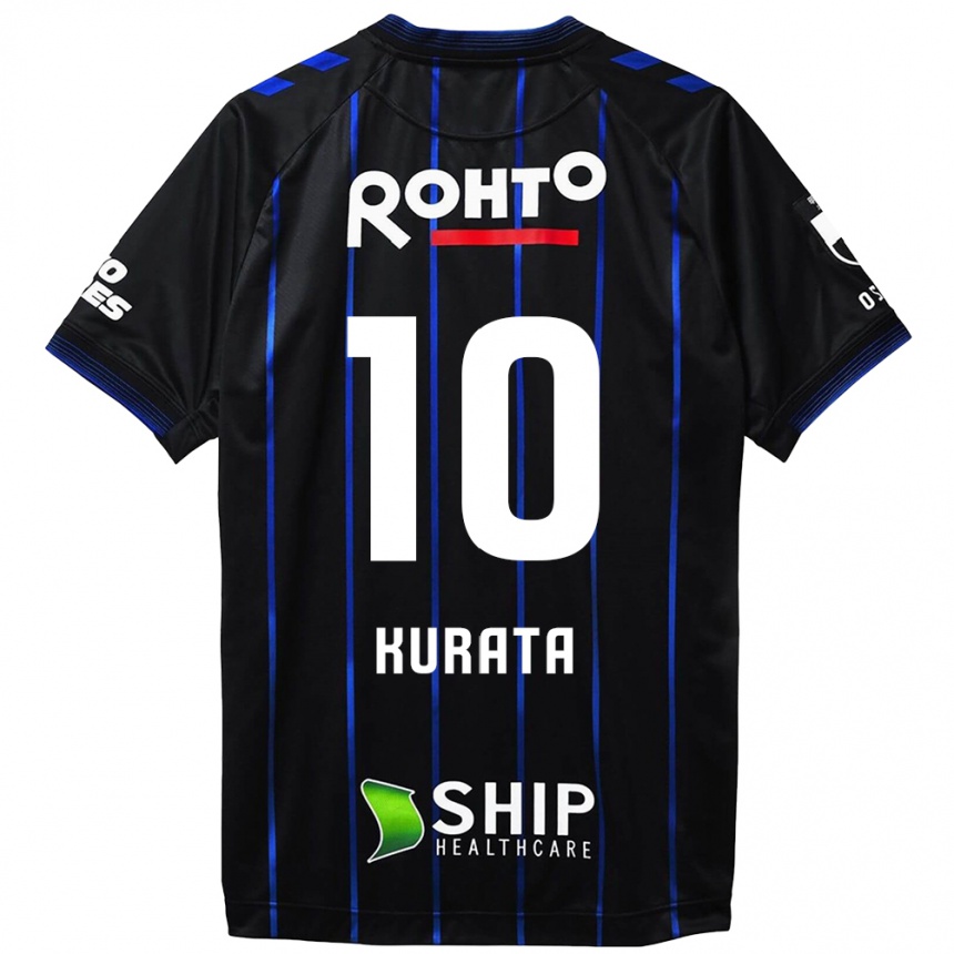 Niño Fútbol Camiseta Shu Kurata #10 Azul Negro 1ª Equipación 2024/25 Argentina