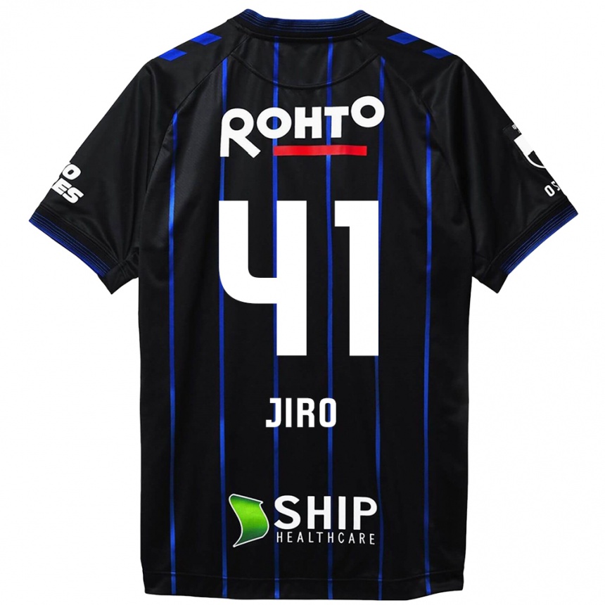 Niño Fútbol Camiseta Jiro Nakamura #41 Azul Negro 1ª Equipación 2024/25 Argentina